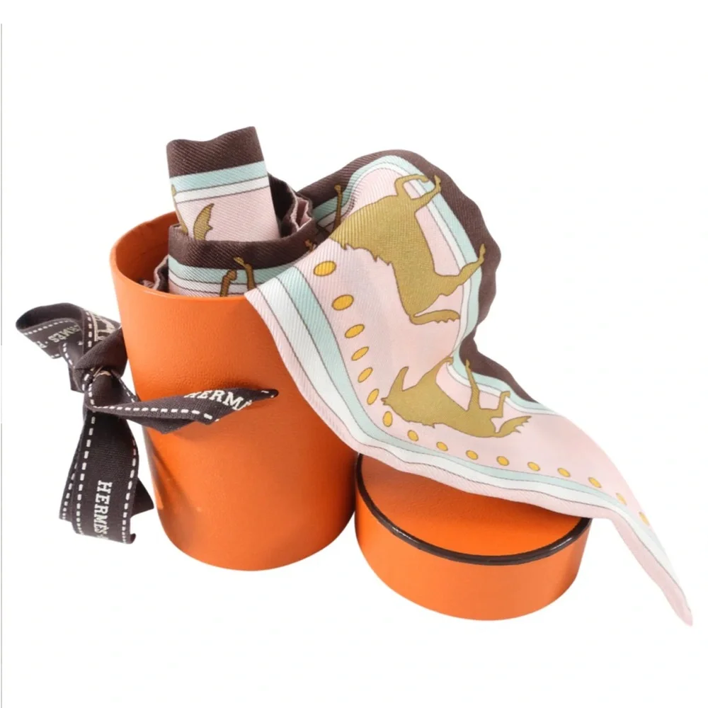 HERMES🍊 Twilly - pink/horse - Picture 6 of 7